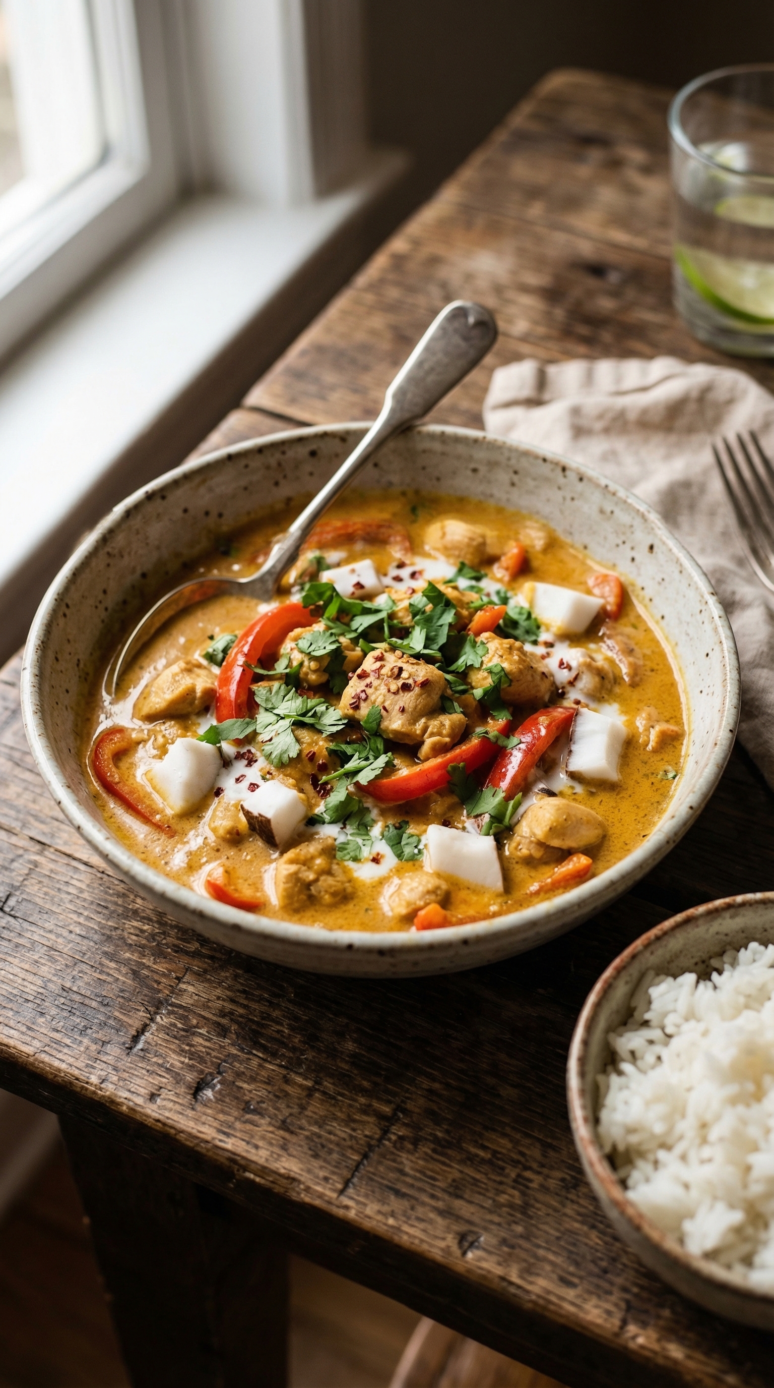 Kookoskana-curry