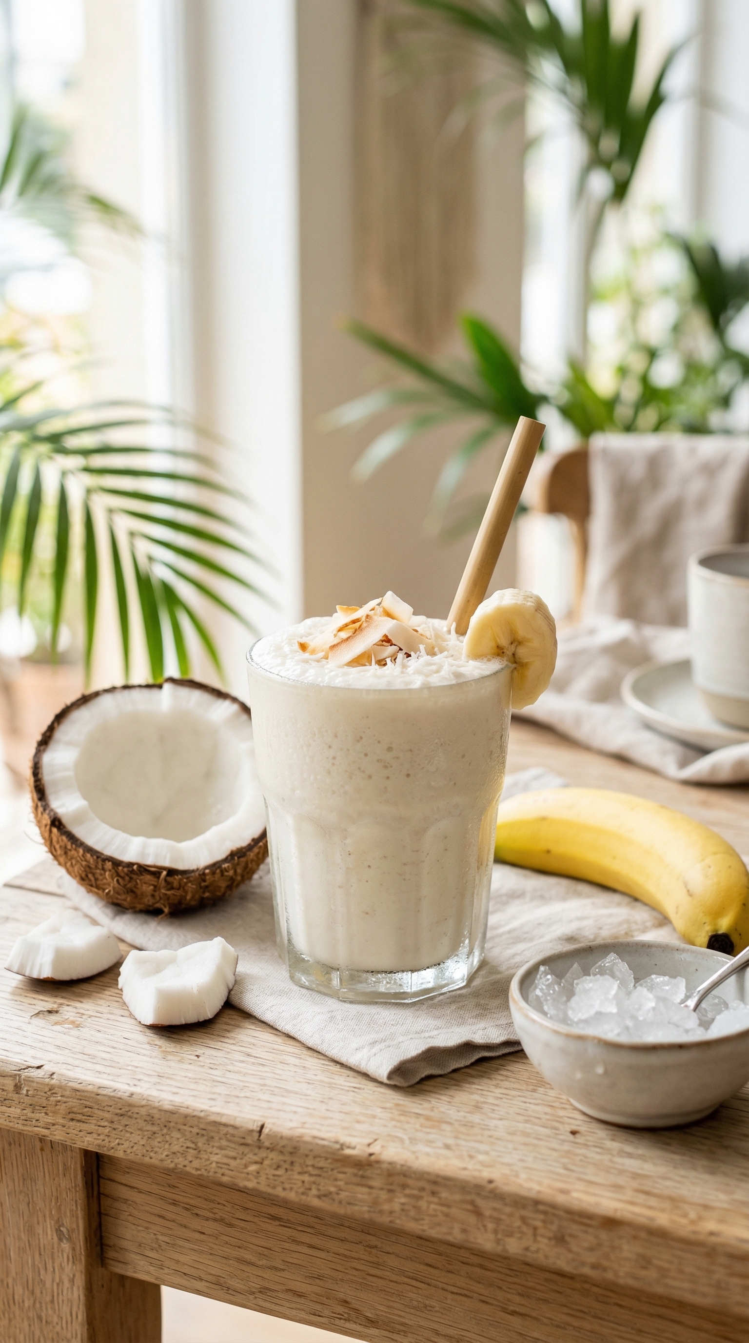 Trooppinen kookos-smoothie